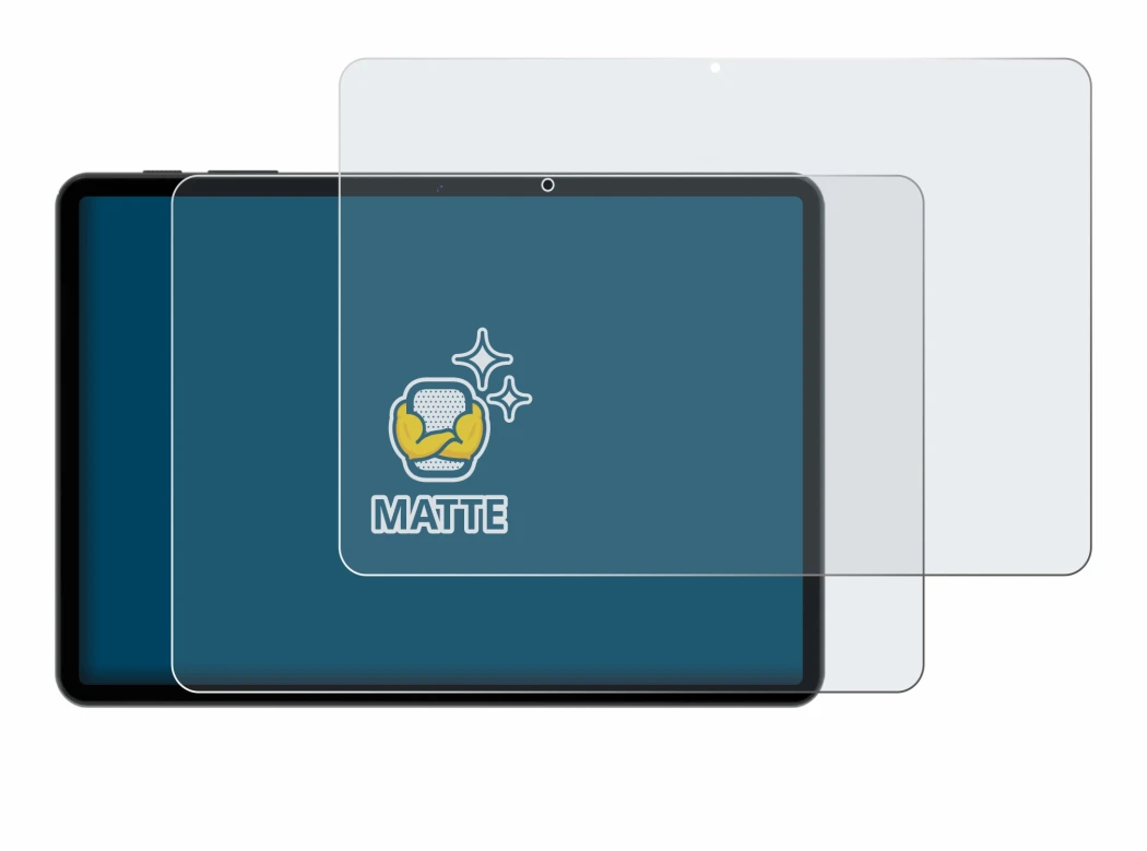 Image of the device Doogee Tab A9 Pro with a wide variety of screen protectors.