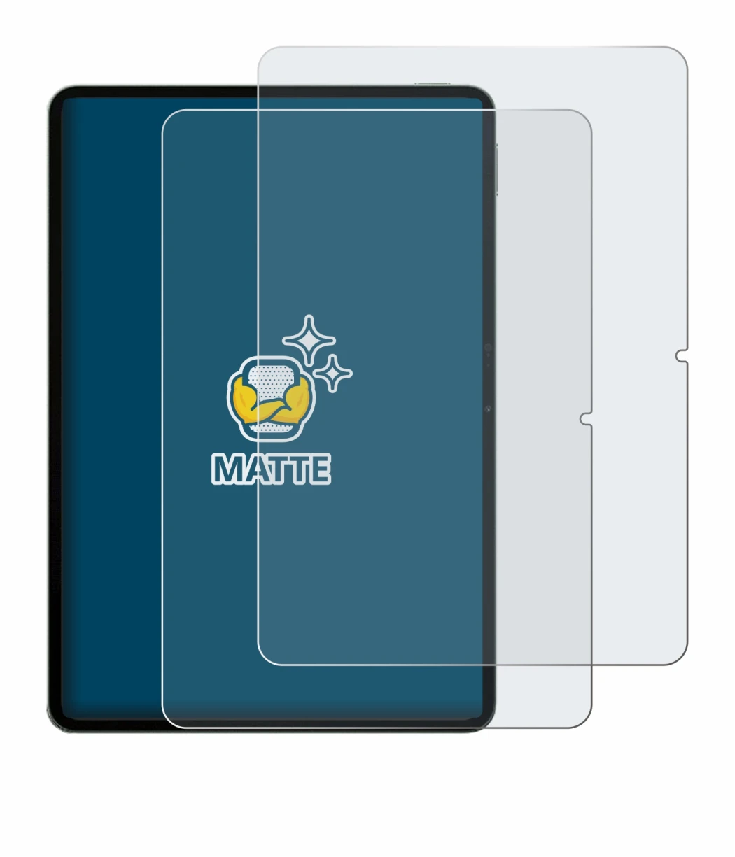 Image of the device Xiaomi Pad 8 Pro with a wide variety of screen protectors.
