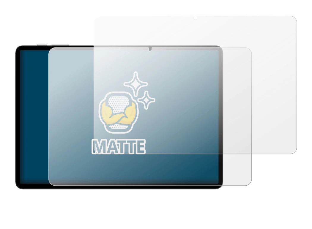Image of the device Teclast P50T with a wide variety of screen protectors.