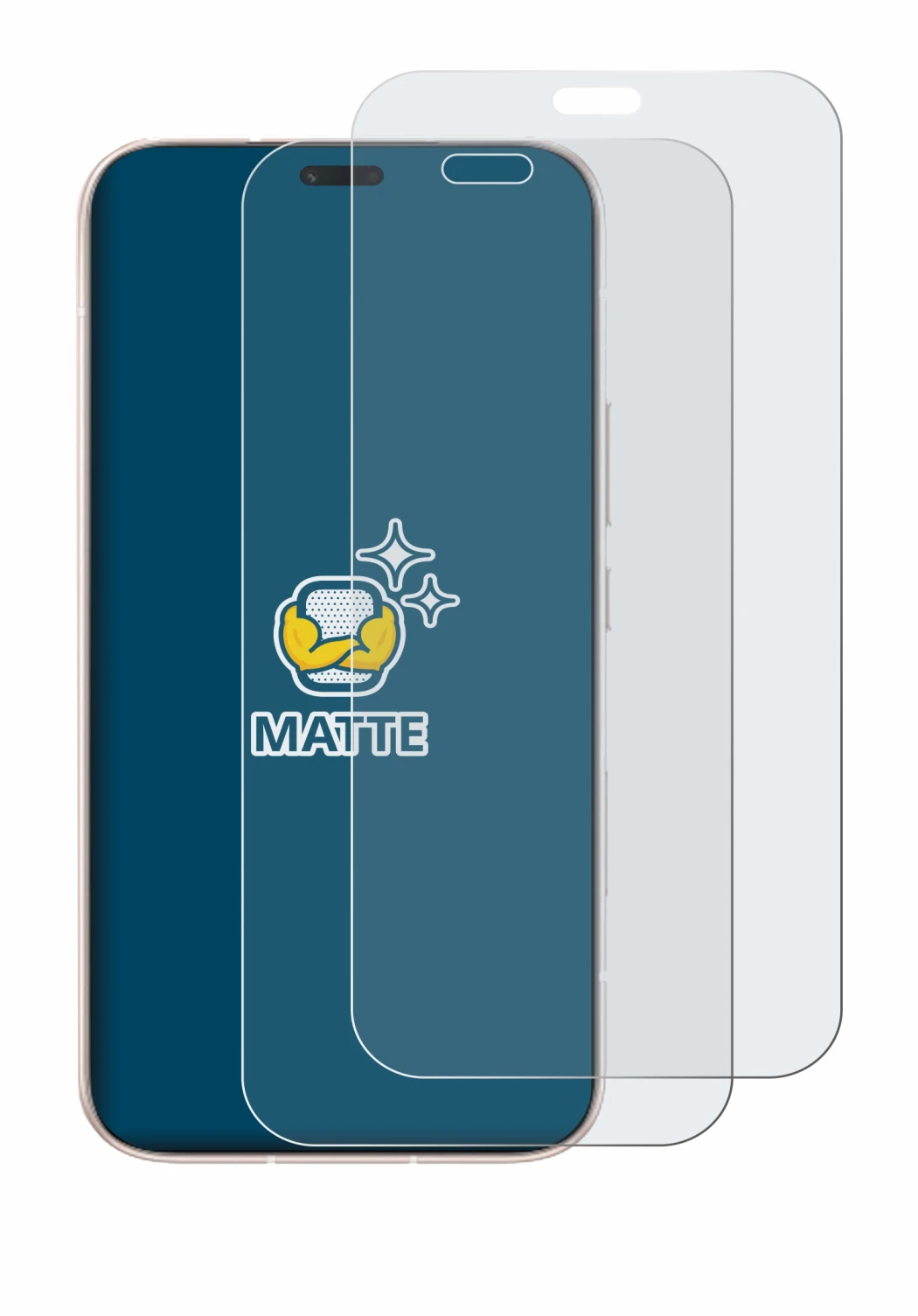 Image of the device Honor 600 Lite with a wide variety of screen protectors.