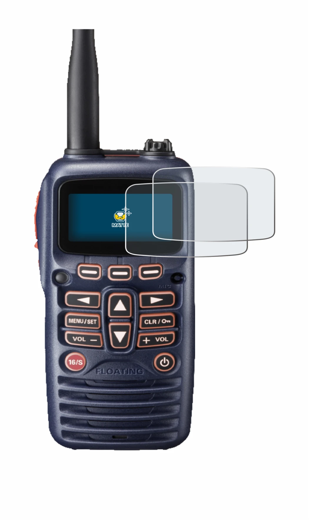 Image of the device Standard Horizon HX320E with a wide variety of screen protectors.
