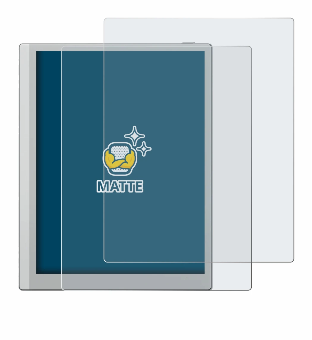 Image of the device Boox Go 10.3 (Gen II) with a wide variety of screen protectors.