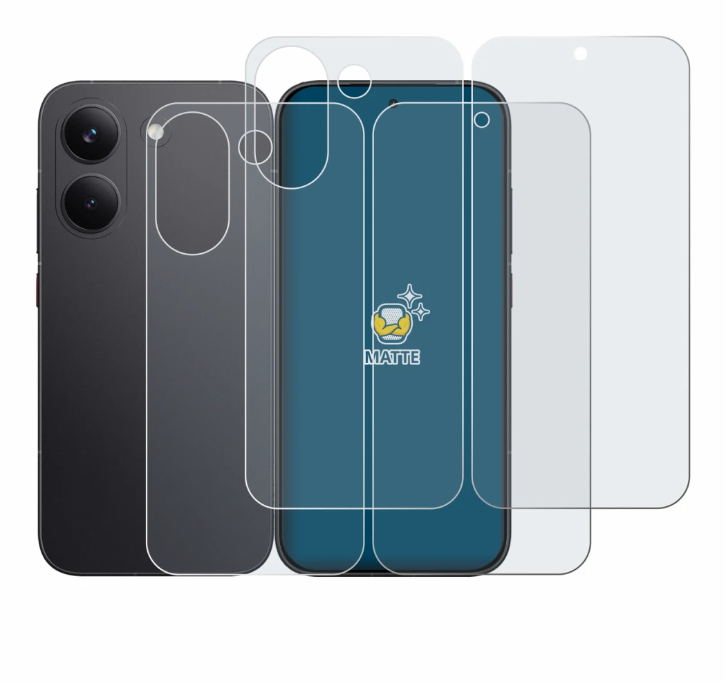 Image of the device Xiaomi Poco X8 Pro (Front+Back) with a wide variety of screen protectors.