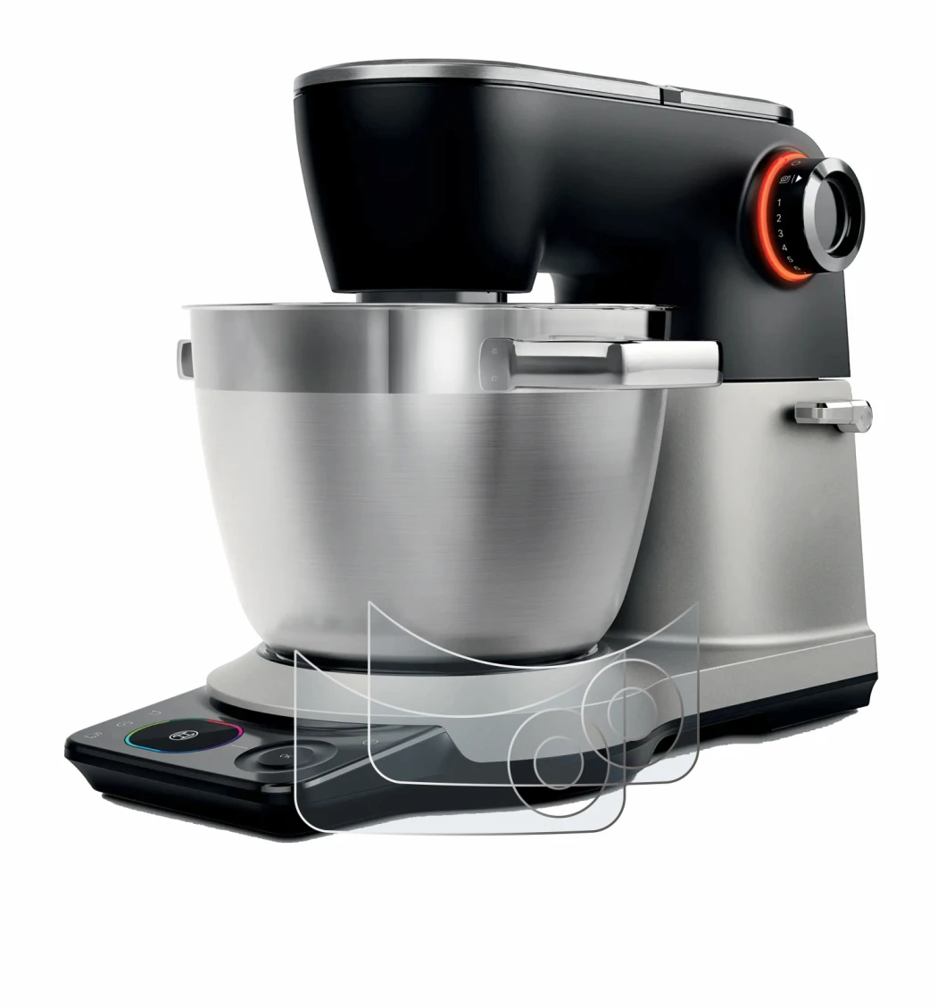 Image of the device Bosch MUMS8Z with a wide variety of screen protectors.