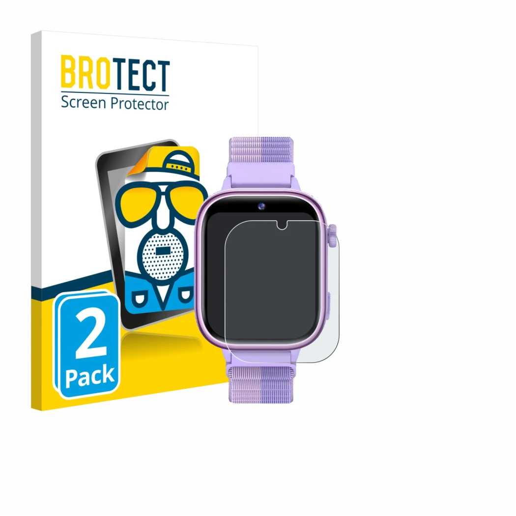 Front side of a product packaging with the brand logo BROTECT. Next to it is the device Oliimptek T40 shown with the correspon