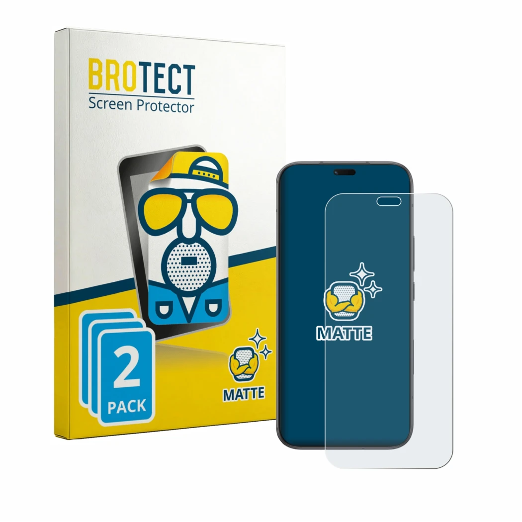 Front side of a product packaging with the brand logo BROTECT. Next to it is the device Honor X80i shown with the correspondin