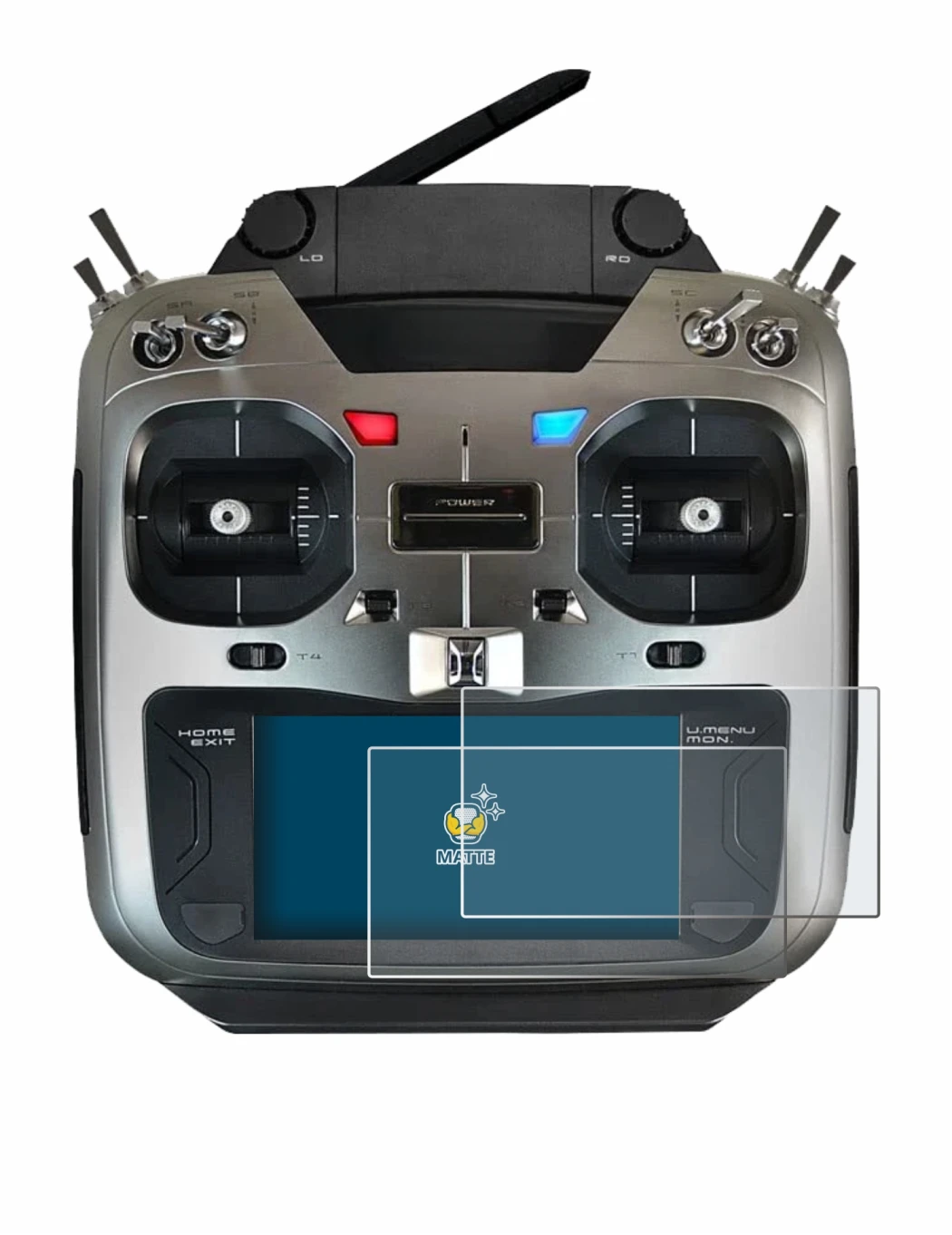 Image of the device Robbe Futaba T16IZ Super with a wide variety of screen protectors.