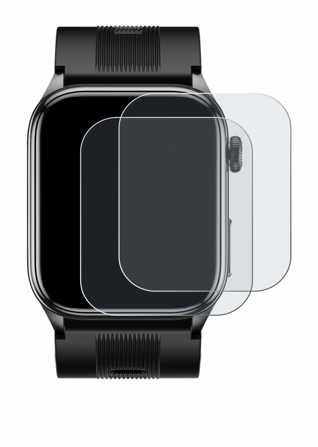 Image of the device Knauermann Pro 4 AIR (rectangular) with a wide variety of screen protectors.