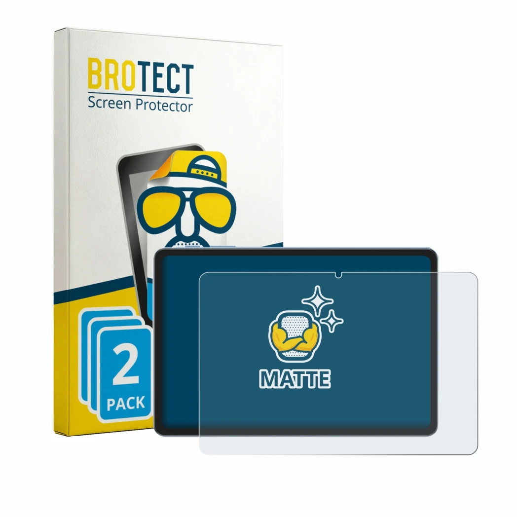 Front side of a product packaging with the brand logo BROTECT. Next to it is the device Tuohaitime A30 shown with the correspo