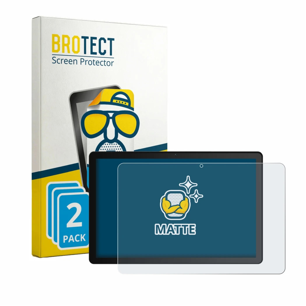 Front side of a product packaging with the brand logo BROTECT. Next to it is the device Vekoy G13 shown with the corresponding