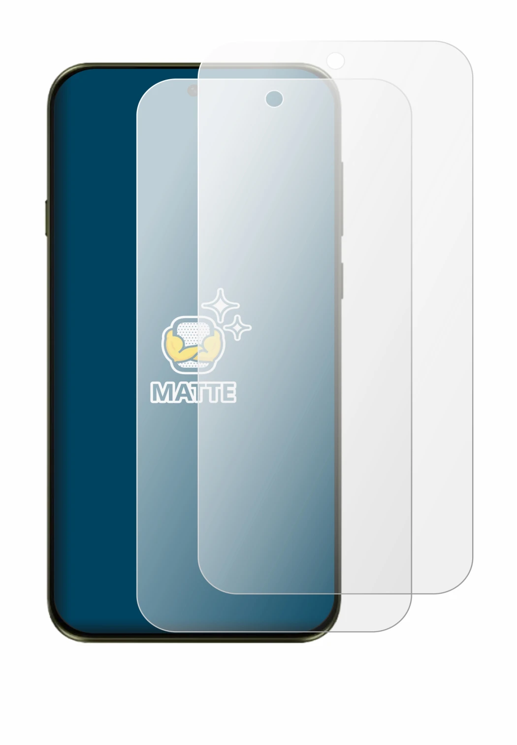 Image of the device Motorola Edge (2026) with a wide variety of screen protectors.