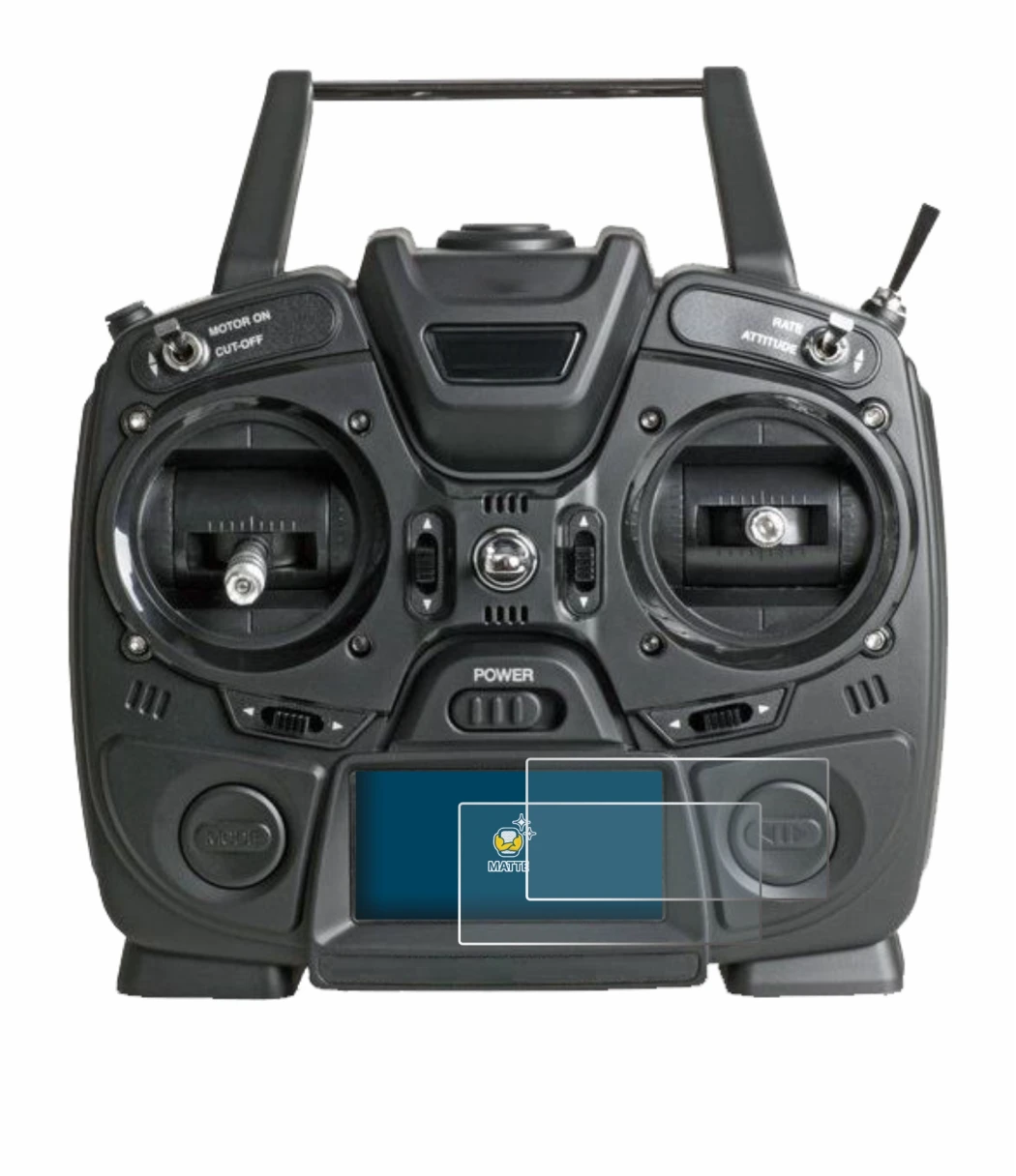 Image of the device Graupner MZ-10 HOTT with a wide variety of screen protectors.