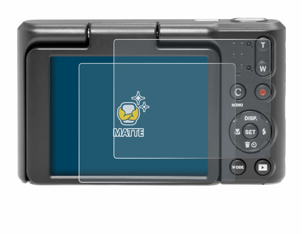 Image of the device Kodak Pixpro C1 with a wide variety of screen protectors.