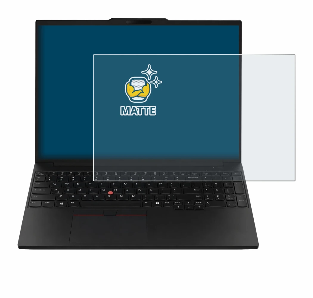 Image of the device Lenovo ThinkPad P16s Gen 5 with a wide variety of screen protectors.