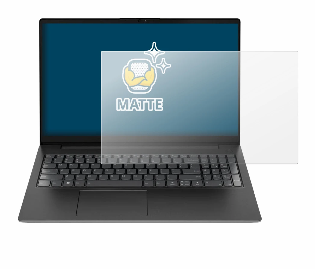 Image of the device Lenovo V15 7915 with a wide variety of screen protectors.