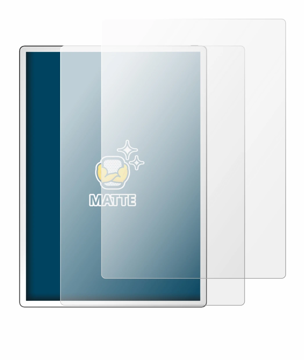 Image of the device PocketBook InkPad One with a wide variety of screen protectors.