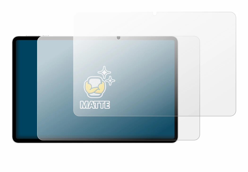 Image of the device Honor Pad 20 Pro with a wide variety of screen protectors.