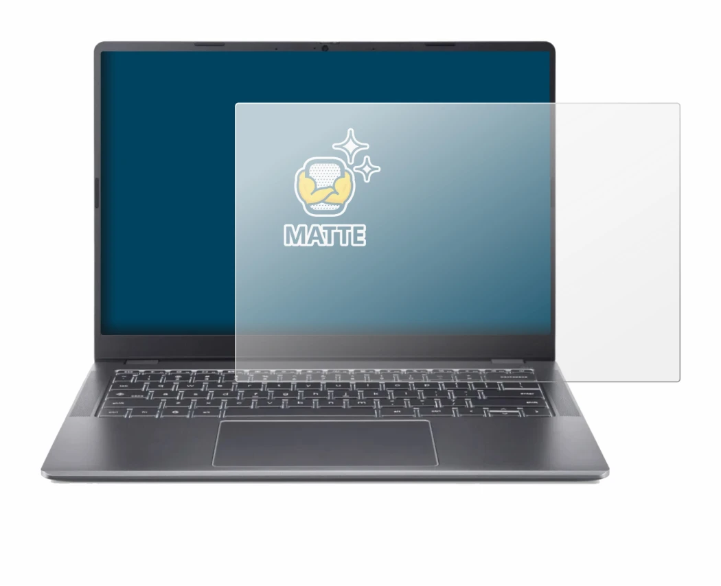 Image of the device Acer Chromebook Plus Enterprise 514 with a wide variety of screen protectors.
