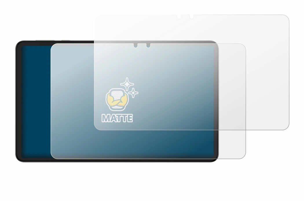 Image of the device Honor Pad X7b with a wide variety of screen protectors.