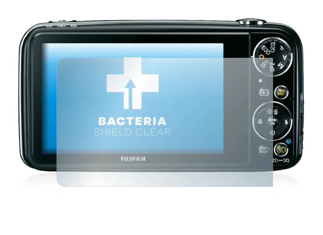 Image of the device Fujifilm FinePix Real 3D W3 with a wide variety of screen protectors.