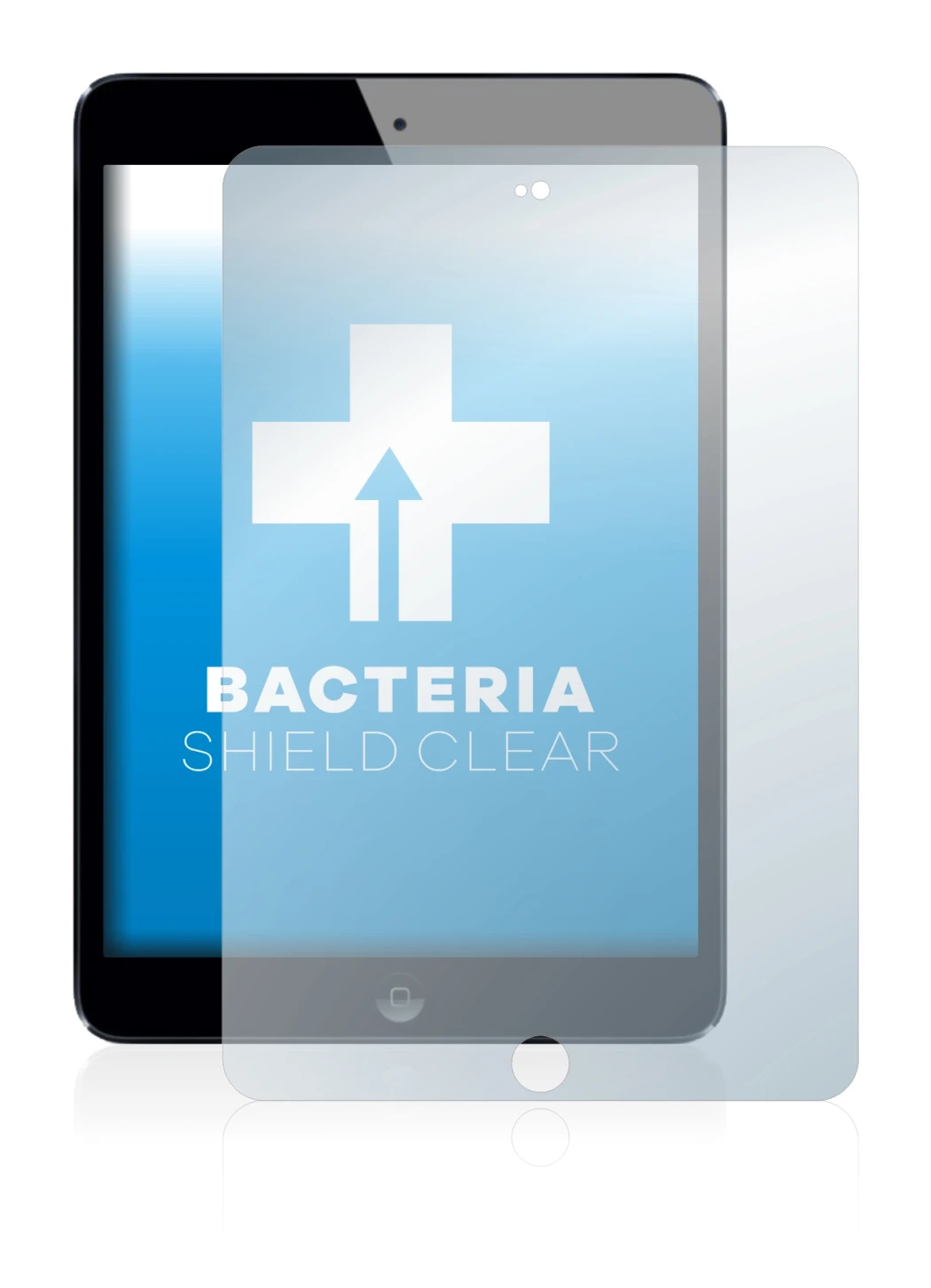 Image of the device Apple iPad Mini 3 2014 with a wide variety of screen protectors.
