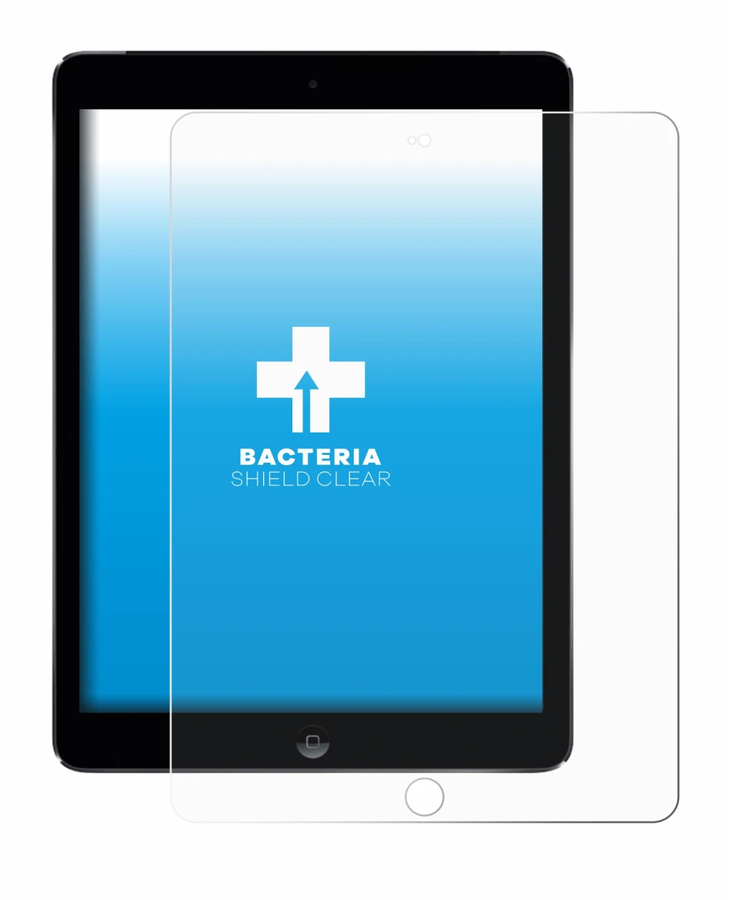 Image of the device Apple iPad Air 2 2014 with a wide variety of screen protectors.