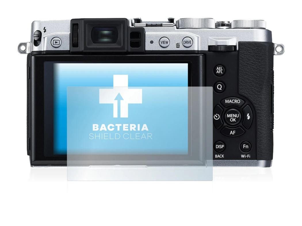 Image of the device Fujifilm X30 with a wide variety of screen protectors.