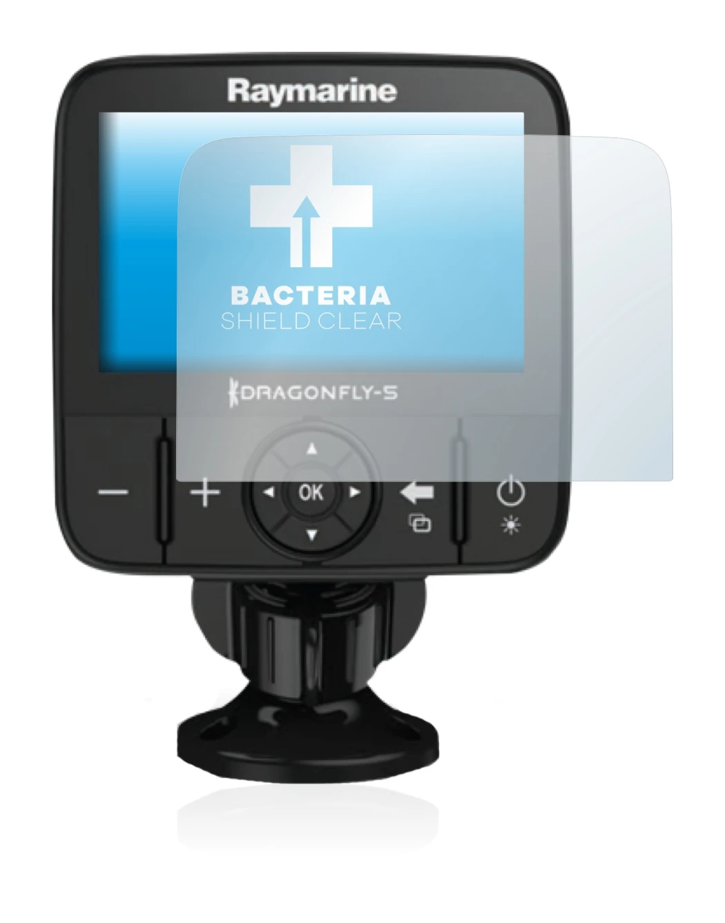 Image of the device Raymarine Dragonfly 5 with a wide variety of screen protectors.