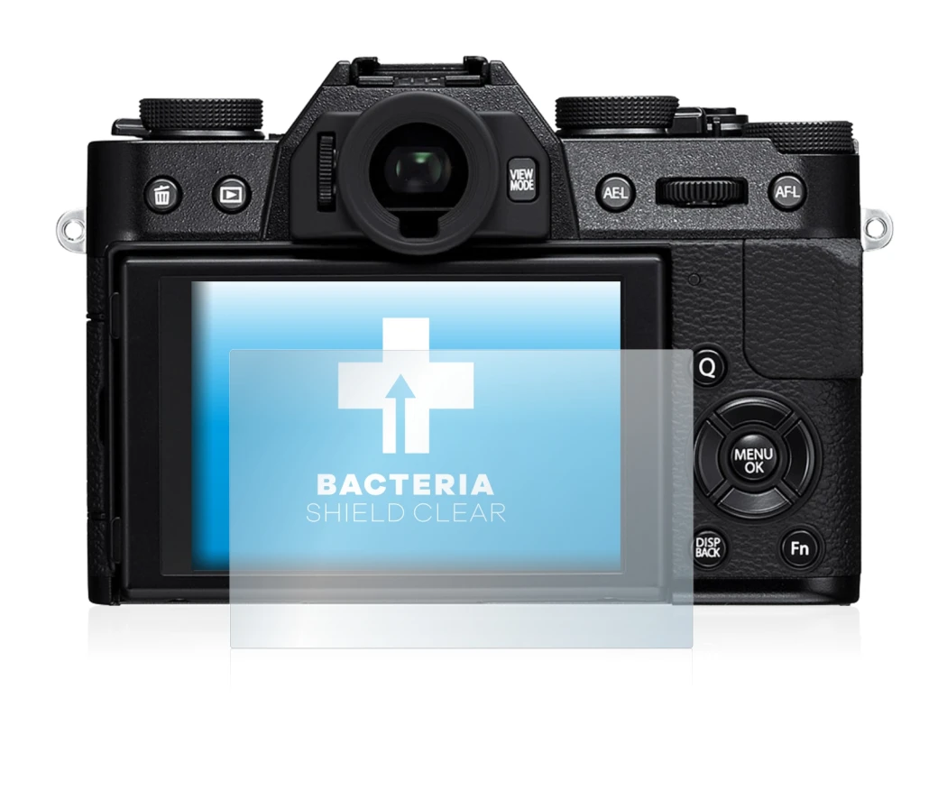 Image of the device Fujifilm X-T10 with a wide variety of screen protectors.