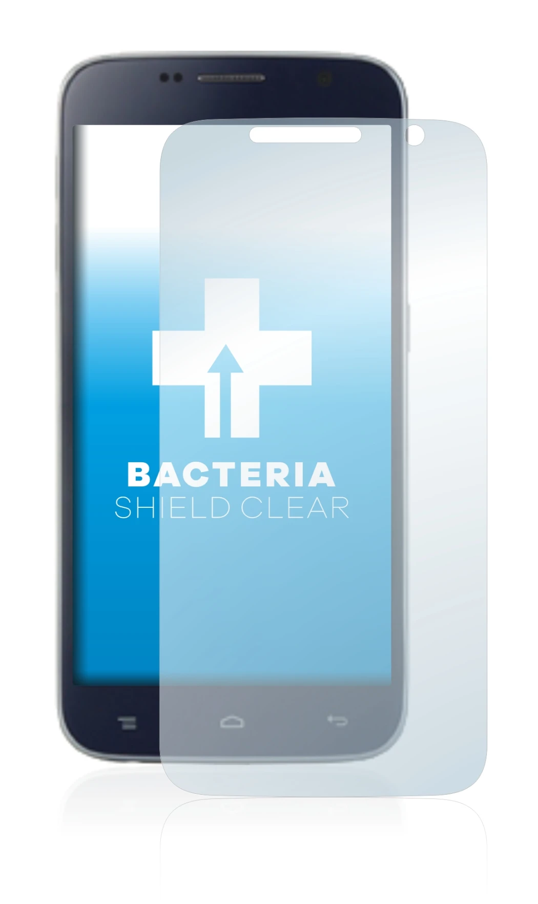 Image of the device Landvo L8 with a wide variety of screen protectors.