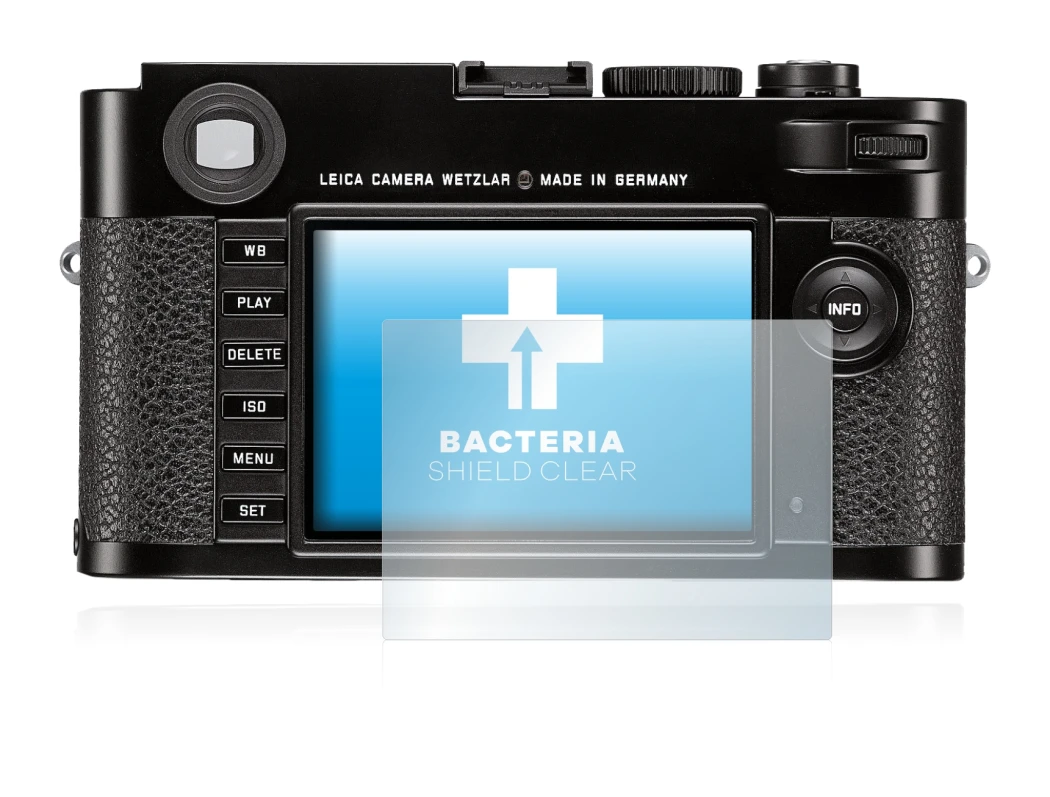 Image of the device Leica M (Typ 262) with a wide variety of screen protectors.