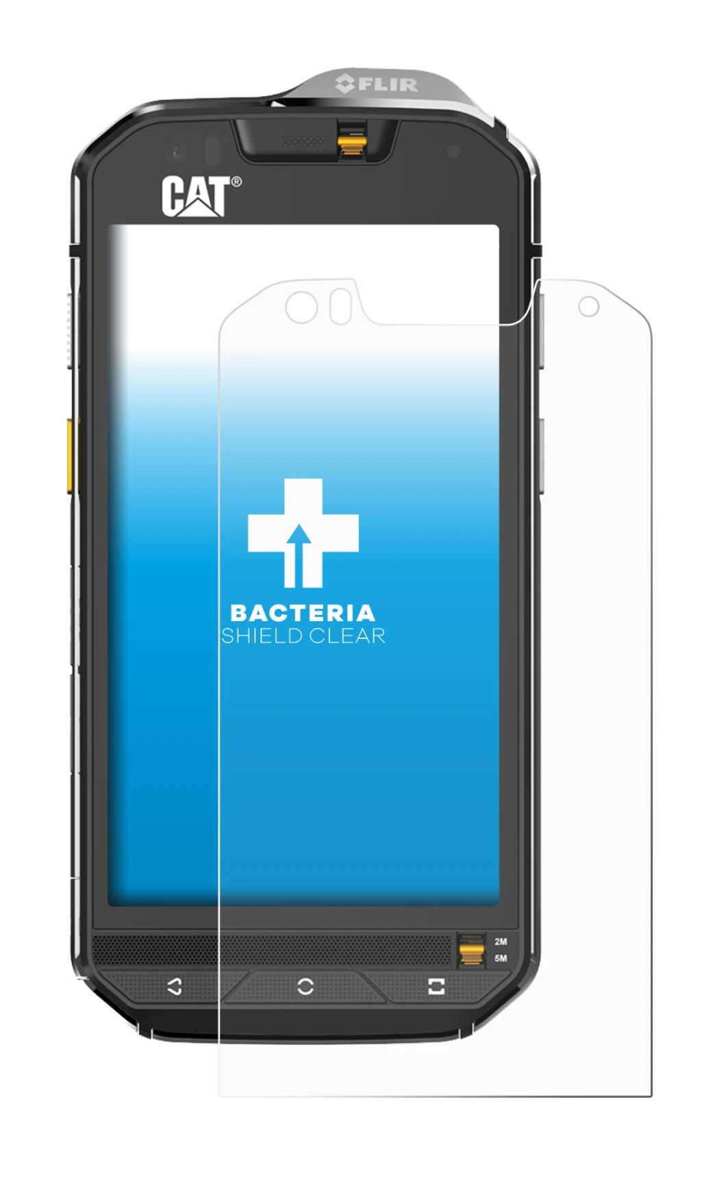 Image of the device Caterpillar Cat S60 with a wide variety of screen protectors.
