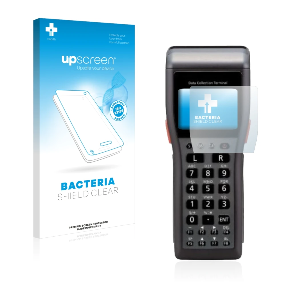 Front side of a product packaging with the brand logo upscreen. Next to it is the device Casio DT-930 shown with the correspon