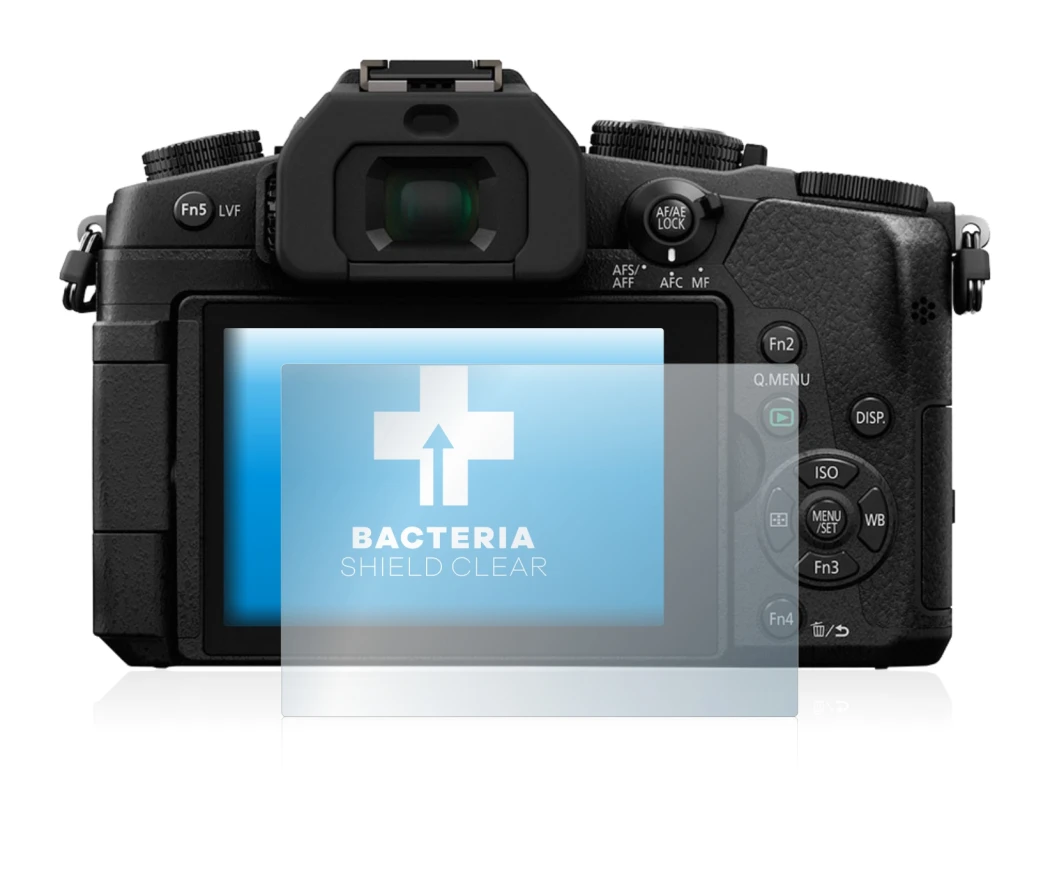 Image of the device Panasonic Lumix DMC-G81 with a wide variety of screen protectors.