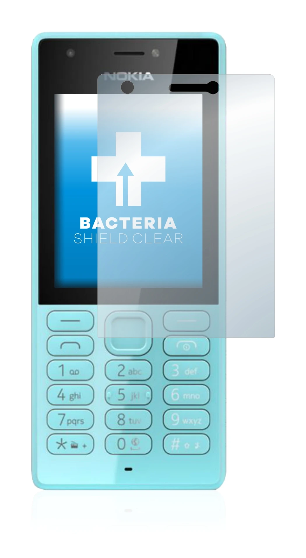 Image of the device Nokia 216 with a wide variety of screen protectors.
