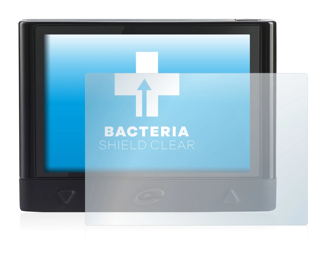 Image of the device Coyote Mini with a wide variety of screen protectors.