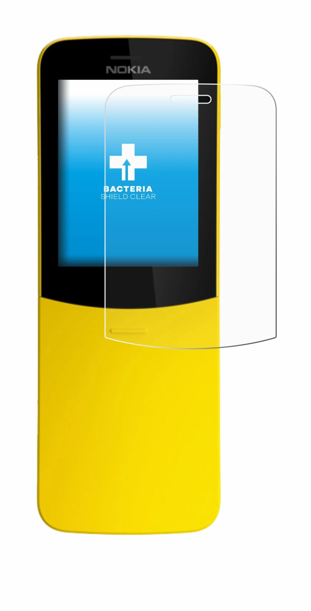 Image of the device Nokia 8110 with a wide variety of screen protectors.
