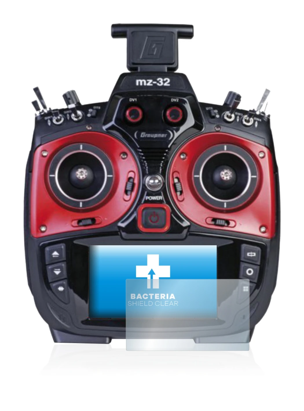 Image of the device Graupner MZ-32 (3.Gen) with a wide variety of screen protectors.