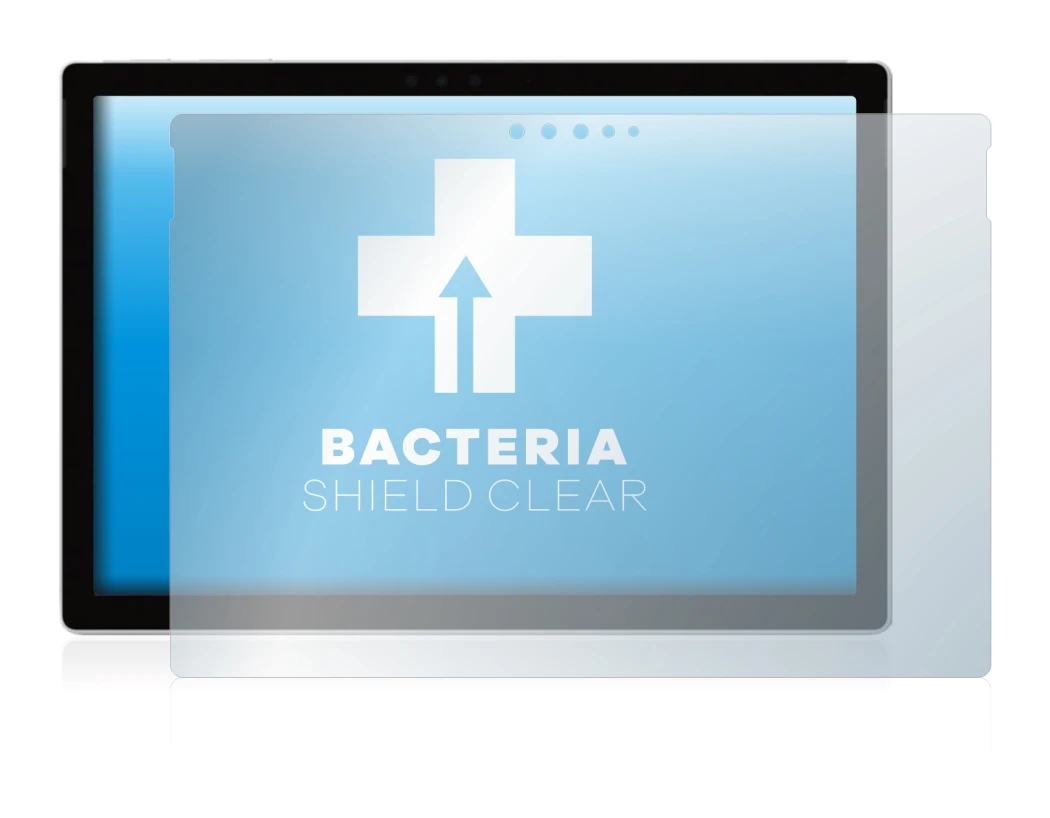 Image of the device Microsoft Surface Pro 6 with a wide variety of screen protectors.