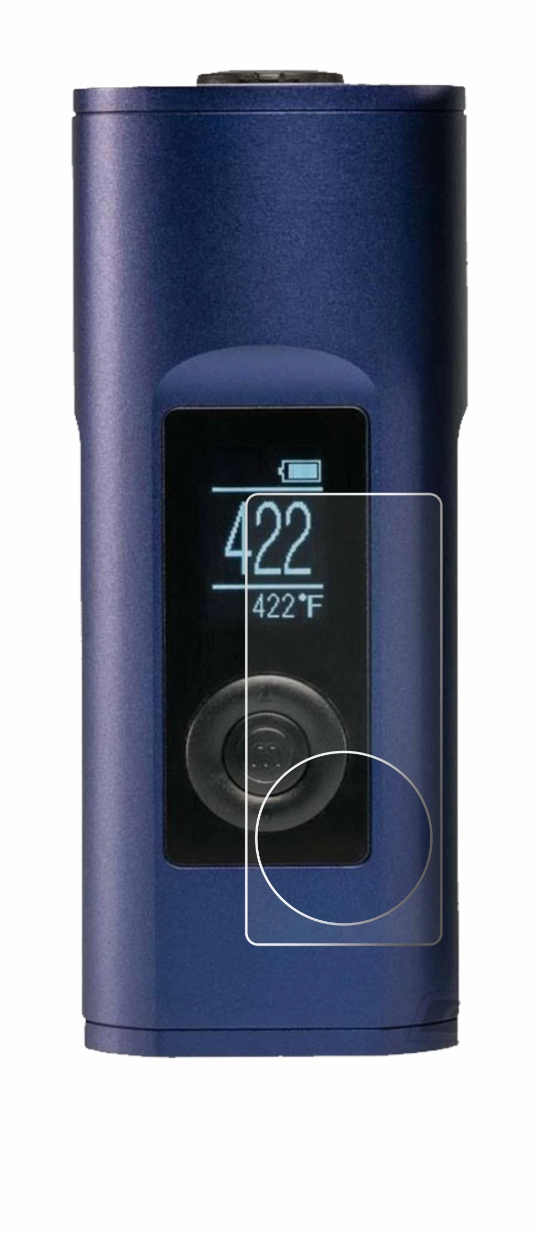 Image of the device Arizer Solo 2 with a wide variety of screen protectors.