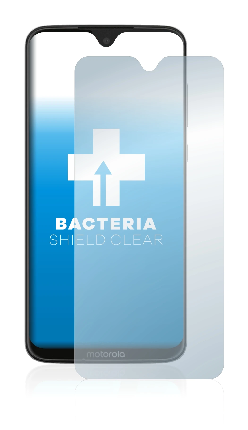 Image of the device Motorola Moto G7 Plus with a wide variety of screen protectors.