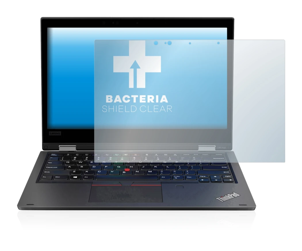 Image of the device Lenovo ThinkPad L390 Yoga with a wide variety of screen protectors.
