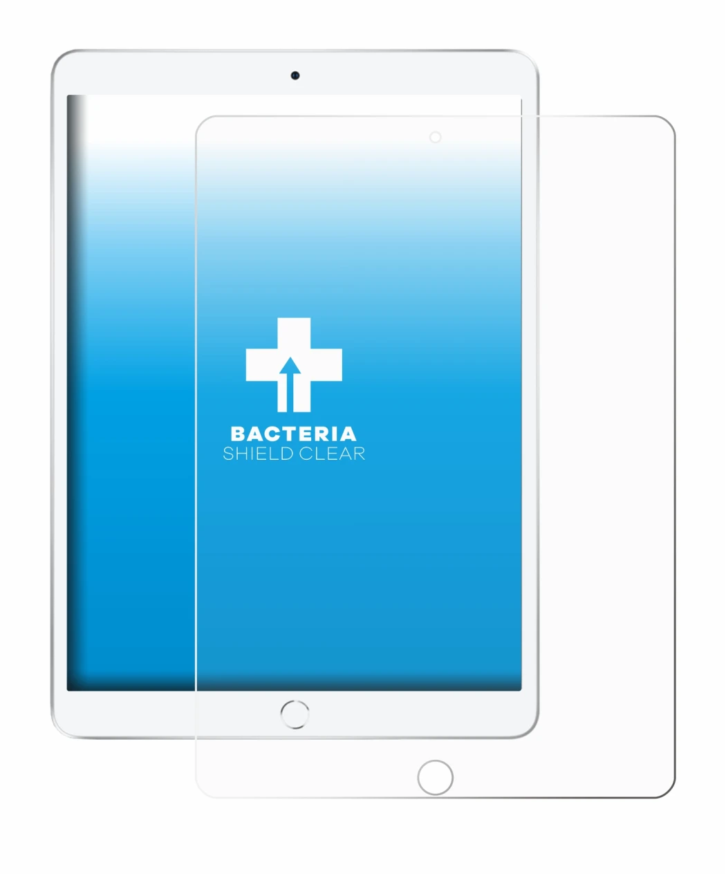 Image of the device Apple iPad Air 2019 (3th Gen.) with a wide variety of screen protectors.