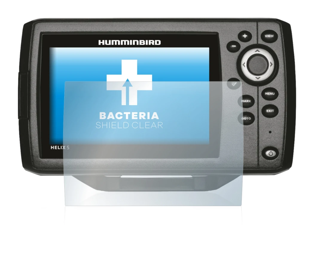 Image of the device Humminbird Helix 5 with a wide variety of screen protectors.