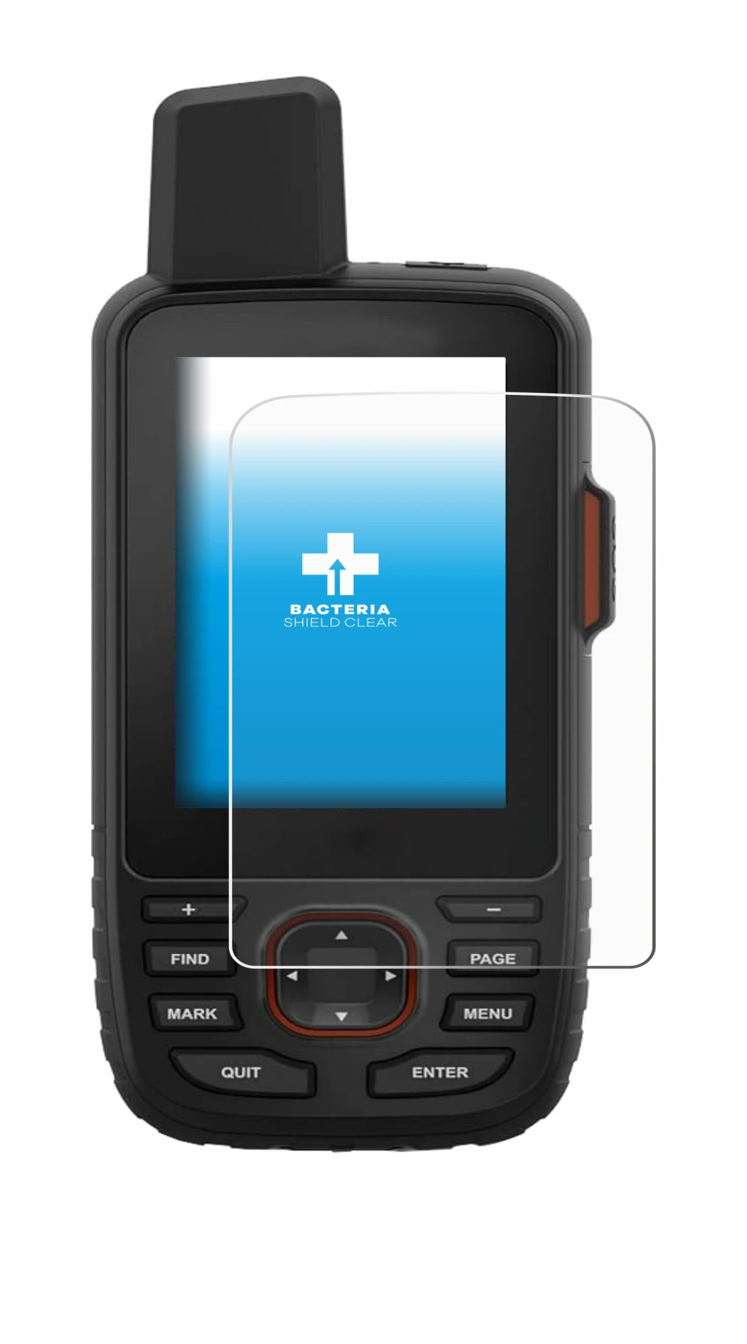 Image of the device Garmin GPSMAP 66i with a wide variety of screen protectors.