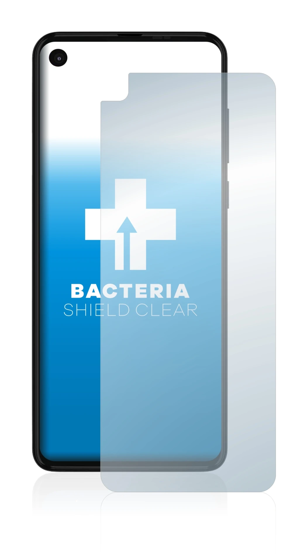 Image of the device Motorola One Action with a wide variety of screen protectors.