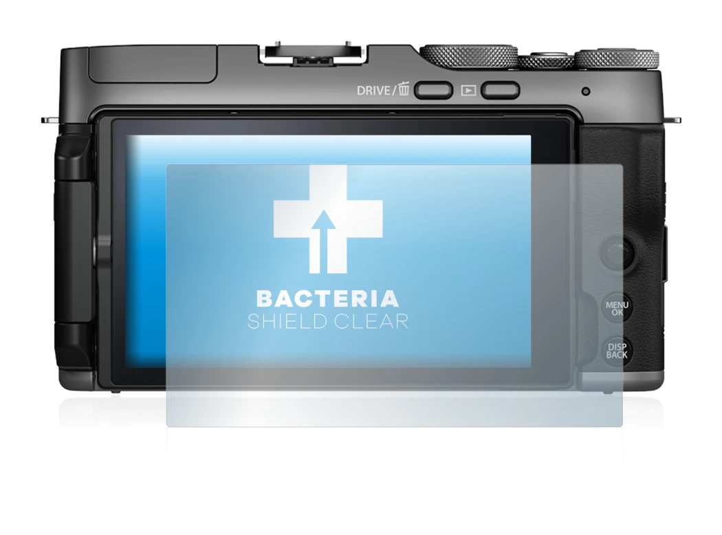 Image of the device Fujifilm X-A7 with a wide variety of screen protectors.