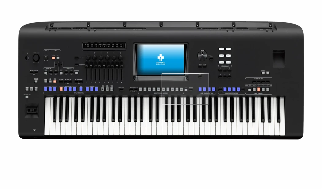 Image of the device Yamaha Genos with a wide variety of screen protectors.