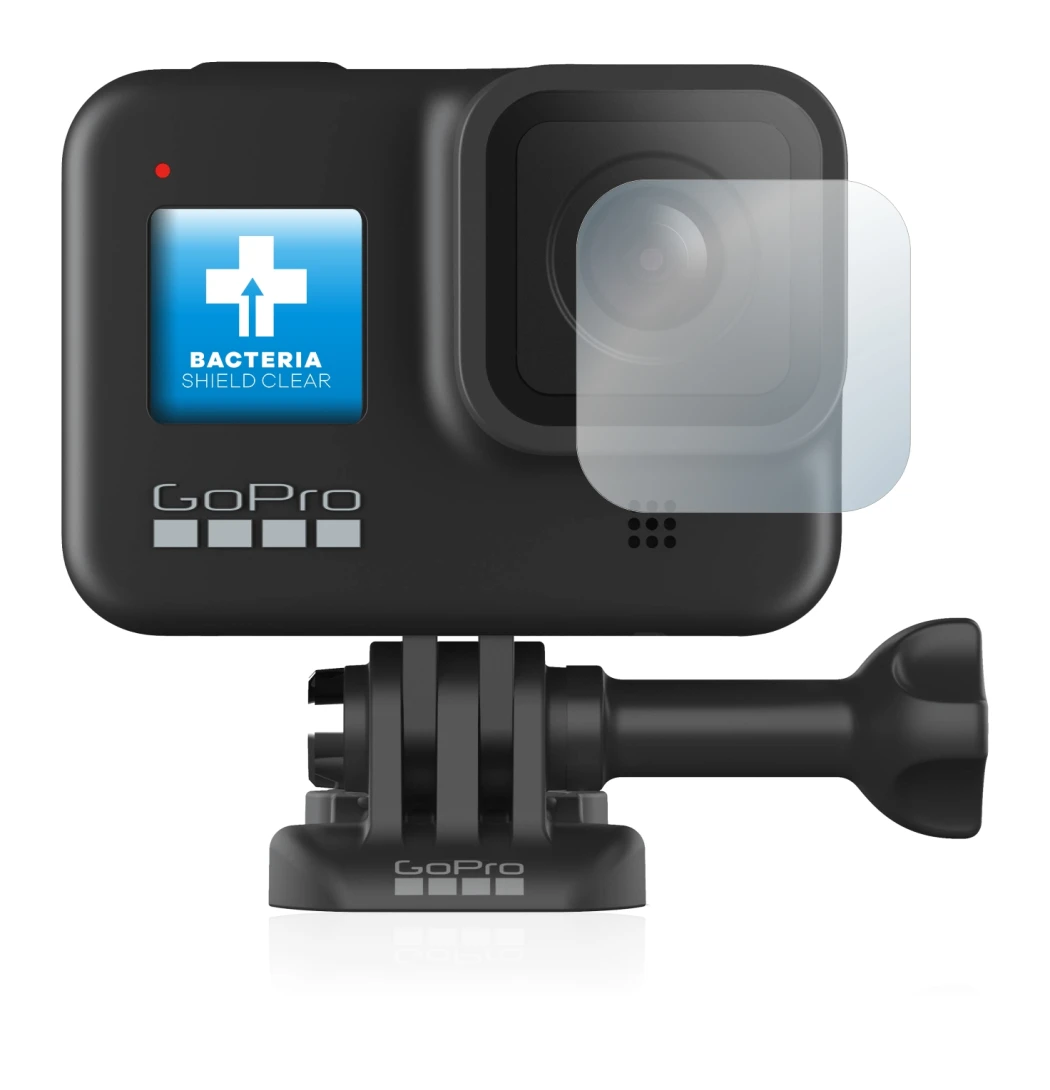 Image of the device GoPro Hero 8 Black (Lens) with a wide variety of screen protectors.