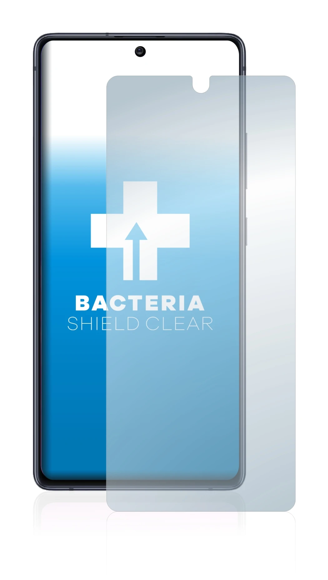 Image of the device Samsung Galaxy S10 Lite with a wide variety of screen protectors.